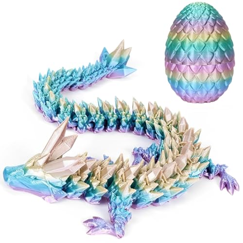 BDBFPAN 3D Drache Im Ei, 3D-Gedruckter Drache 3D Gedrucktes Drachenei Drachen Spielzeug Dracheneier Für Fantasy-Enthusiasten Drache 3D Druck Kreativer Und Lustiger Drachen Ei (Candy Color) BDBFPAN 3D Drache Im Ei, 3D-Gedruckter Drache 3D Gedrucktes Drachenei Drachen Spielzeug Dracheneier Für Fantasy-Enthusiasten Drache 3D Druck Kreativer Und Lustiger Drachen Ei (Candy Color) von BDBFPAN