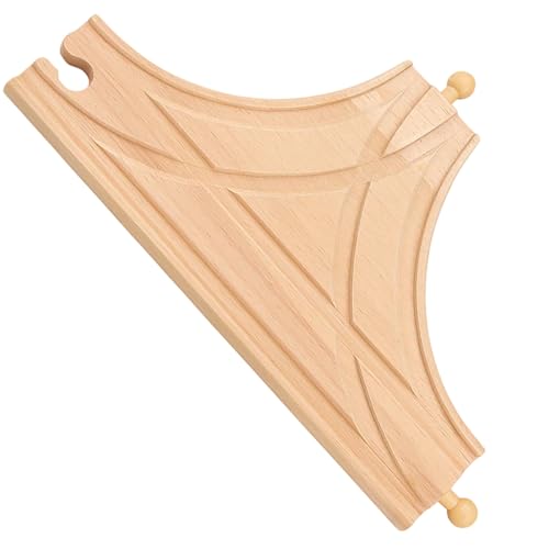 T Trackt Accessories, Wooden Train Track Accessories Für Kreatives Spielen, Kompatibel Mit Meisten Wooden Train Track, Für Kind 2-5 Jahre von BDBFPAN