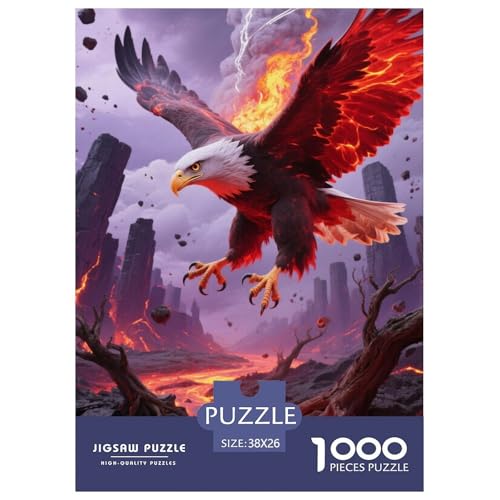 Adler Puzzle 1000 Teile Schwer Lernspiel Impossible Herausforderung Spielzeug Für Erwachsene Kinder 38x26cm Adler Puzzle 1000 Teile Schwer Lernspiel Impossible Herausforderung Spielzeug Für Erwachsene Kinder 38x26cm von BDKSLBDIP
