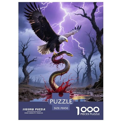 Adler Puzzle 1000 Teile Schwer Lernspiel Impossible Herausforderungsspielzeug Für Erwachsene Kinder Ab 12 Jahren 70x50cm Adler Puzzle 1000 Teile Schwer Lernspiel Impossible Herausforderungsspielzeug Für Erwachsene Kinder Ab 12 Jahren 70x50cm von BDKSLBDIP