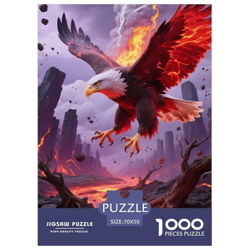 Adler Puzzle 1000 Teile Schwer Lernspiel Impossible Herausforderungsspielzeug Für Erwachsene Kinder Ab 14 Jahren 70x50cm Adler Puzzle 1000 Teile Schwer Lernspiel Impossible Herausforderungsspielzeug Für Erwachsene Kinder Ab 14 Jahren 70x50cm von BDKSLBDIP