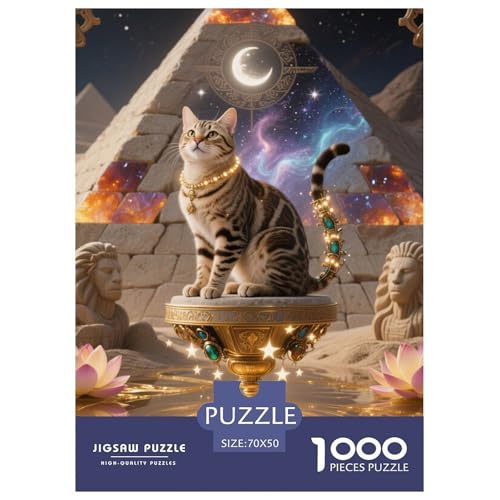 Bengalen Puzzle 1000 Teile Schwer Lernspiel Impossible Herausforderungsspielzeug Für Erwachsene Kinder 70x50cm von BDKSLBDIP