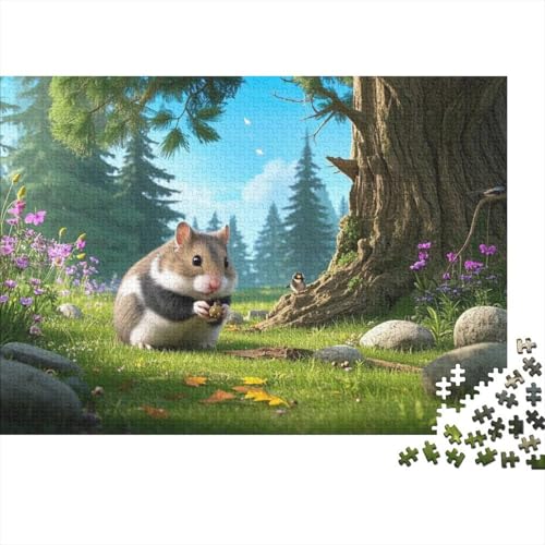 Campbell Hamster Puzzle 1000 Teile Schwer Puzzle Spielzeug Pädagogisches Spiel Impossible Herausforderung Spielzeug Für Erwachsene Und Kinder in Bewährter (75x50cm) von BDKSLBDIP