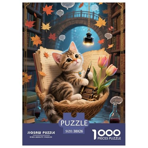 Chartreux Puzzle 1000 Teile Schwer Lernspiel Impossible Herausforderungsspielzeug Für Erwachsene Kinder 38x26cm von BDKSLBDIP