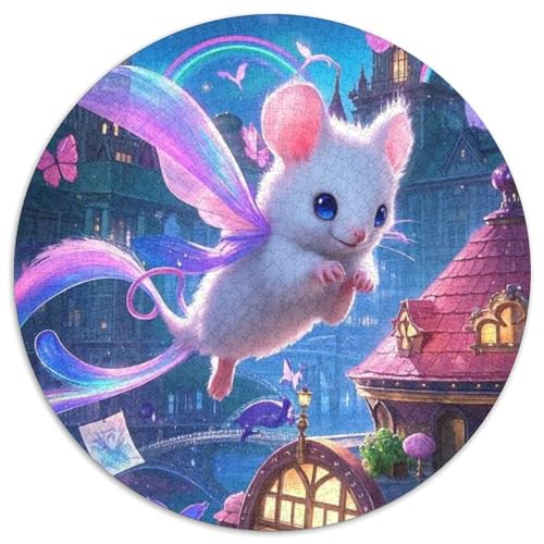 Chinesische ländliche Katze Puzzle 1000 Teile Schwer Puzzle Spielzeug Lernspiel Impossible Herausforderung Spielzeug Für Erwachsene Und Kinder Ab 12 Jahren (67.5x67.5cm) von BDKSLBDIP