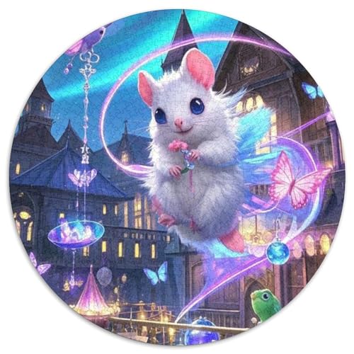 Chinesische ländliche Katze Puzzles 1000 Teile Schwer Puzzle Spielzeug Pädagogisches Spiel Impossible Herausforderungsspielzeug Für Erwachsene Und Kinder Ab 14 Jahren (67.5x67.5cm) von BDKSLBDIP