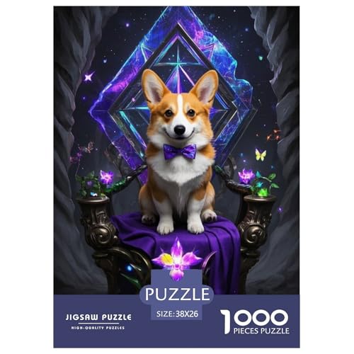 Corgi Puzzle 1000 Teile Schwer Lernspiel Impossible Herausforderungsspielzeug Für Erwachsene Kinder Ab 12 Jahren 38x26cm Corgi Puzzle 1000 Teile Schwer Lernspiel Impossible Herausforderungsspielzeug Für Erwachsene Kinder Ab 12 Jahren 38x26cm von BDKSLBDIP