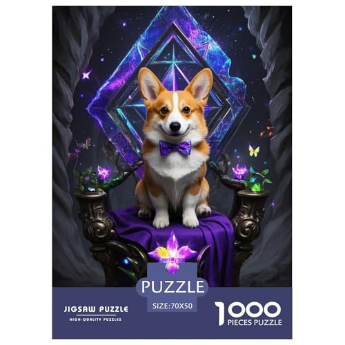 Corgi Puzzle 1000 Teile Schwer Lernspiel Impossible Herausforderungsspielzeug Für Erwachsene Kinder Ab 12 Jahren 70x50cm Corgi Puzzle 1000 Teile Schwer Lernspiel Impossible Herausforderungsspielzeug Für Erwachsene Kinder Ab 12 Jahren 70x50cm von BDKSLBDIP