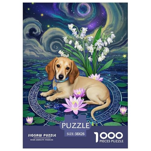 Dachshund Puzzle 1000 Teile Schwer Lernspiel Impossible Herausforderung Spielzeug Für Erwachsene Kinder 38x26cm Dachshund Puzzle 1000 Teile Schwer Lernspiel Impossible Herausforderung Spielzeug Für Erwachsene Kinder 38x26cm von BDKSLBDIP