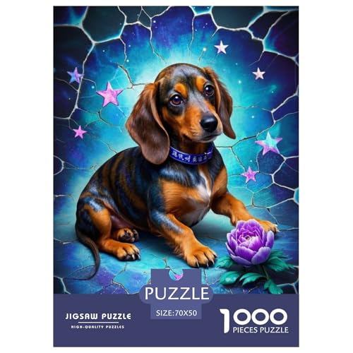 Dachshund Puzzle 1000 Teile Schwer Lernspiel Impossible Herausforderungsspielzeug Für Erwachsene Kinder Ab 12 Jahren 70x50cm Dachshund Puzzle 1000 Teile Schwer Lernspiel Impossible Herausforderungsspielzeug Für Erwachsene Kinder Ab 12 Jahren 70x50cm von BDKSLBDIP