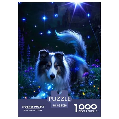 Der Border Collie Puzzle 1000 Teile Schwer Lernspiel Impossible Herausforderungsspielzeug Für Erwachsene Kinder Ab 14 Jahren 38x26cm Der Border Collie Puzzle 1000 Teile Schwer Lernspiel Impossible Herausforderungsspielzeug Für Erwachsene Kinder Ab 14 Jahren 38x26cm von BDKSLBDIP