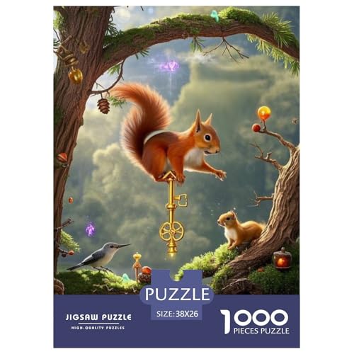 Eichhörnchen Puzzle 1000 Teile Schwer Lernspiel Impossible Herausforderungsspielzeug Für Erwachsene Kinder Ab 12 Jahren 38x26cm Eichhörnchen Puzzle 1000 Teile Schwer Lernspiel Impossible Herausforderungsspielzeug Für Erwachsene Kinder Ab 12 Jahren 38x26cm von BDKSLBDIP