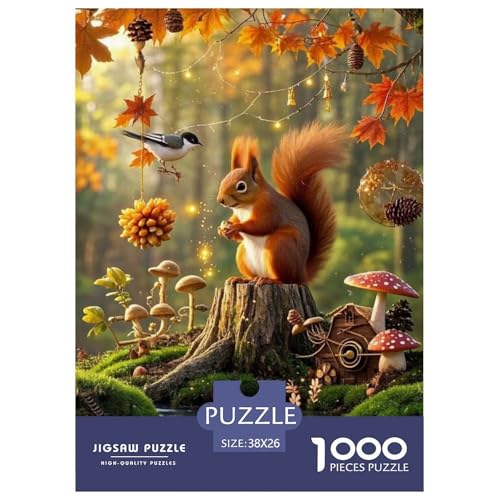 Eichhörnchen Puzzle 1000 Teile Schwer Lernspiel Impossible Herausforderungsspielzeug Für Erwachsene Kinder Ab 12 Jahren 38x26cm Eichhörnchen Puzzle 1000 Teile Schwer Lernspiel Impossible Herausforderungsspielzeug Für Erwachsene Kinder Ab 12 Jahren 38x26cm von BDKSLBDIP