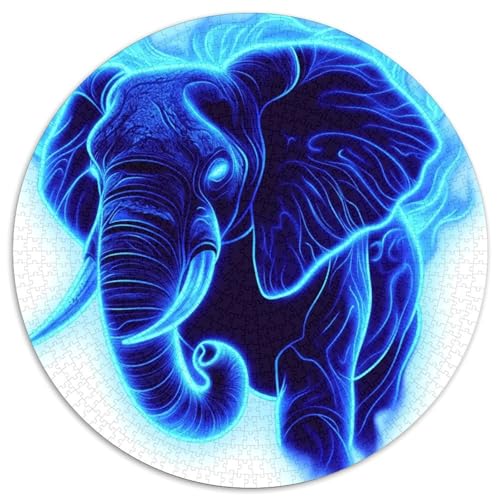 Eule Puzzles 1000 Teile Schwer Puzzle Spielzeug Pädagogisches Spiel Impossible Herausforderung Spielzeug Für Erwachsene Kinder (67.5x67.5cm) von BDKSLBDIP