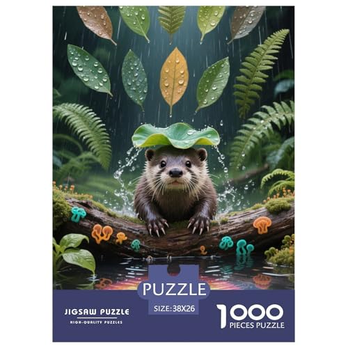 Europäische Otter Puzzle 1000 Teile Schwer Lernspiel Impossible Herausforderungsspielzeug Für Erwachsene Kinder Ab 14 Jahren 38x26cm Europäische Otter Puzzle 1000 Teile Schwer Lernspiel Impossible Herausforderungsspielzeug Für Erwachsene Kinder Ab 14 Jahren 38x26cm von BDKSLBDIP