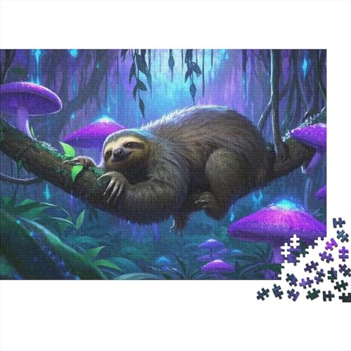 Faulheit Puzzle 1000-teilige Schwer Puzzle Spielzeug Lernspiel Impossible Herausforderungsspielzeug Für Erwachsene Und Kinder Ab 14 Jahren (75x50cm) von BDKSLBDIP