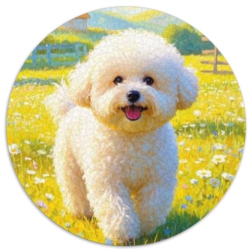 Französische Kirschblütege Puzzle 1000 Teile Schwer Puzzle Spielzeug Lernspiel Impossible Herausforderung Spielzeug Für Erwachsene Kinder (67.5x67.5cm) von BDKSLBDIP