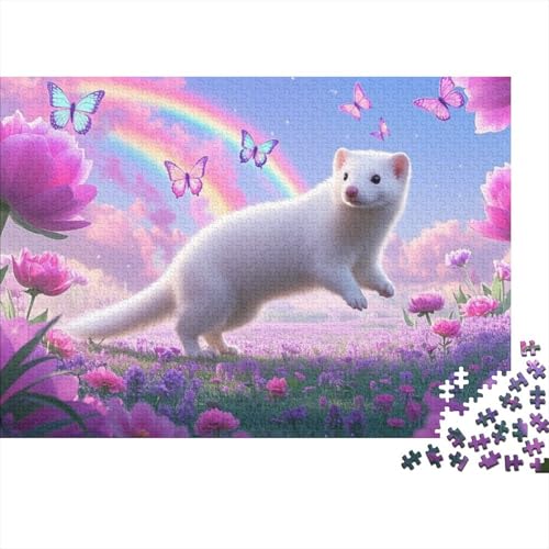 Frett Puzzle 1000 Teile Schwer Puzzle Spielzeug Pädagogisches Spiel Impossible Herausforderung Spielzeug Für Erwachsene Und Kinder Ab 14 Jahren (75x50cm) von BDKSLBDIP
