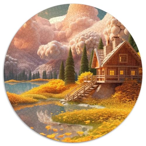 Hirsch Puzzle 1000-teilige Schwer Puzzle Spielzeug Pädagogisches Spiel Impossible Herausforderungsspielzeug Für Erwachsene Und Kinder Ab 14 Jahren (67.5x67.5cm) von BDKSLBDIP