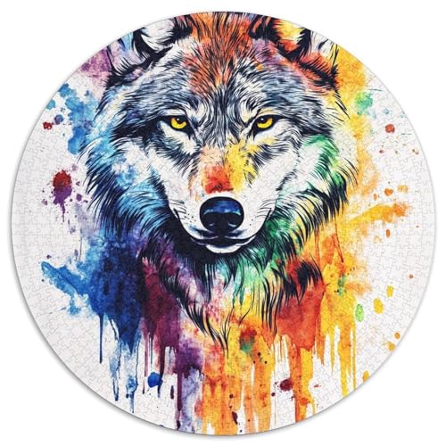 Irischer Setter Puzzle 1000 Teile Schwer Puzzle Spielzeug Lernspiel Impossible Herausforderung Spielzeug Für Erwachsene Und Kinder in Bewährter (67.5x67.5cm) von BDKSLBDIP