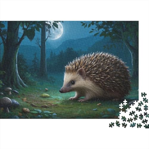 Kleiner Hedgehog Puzzle 1000-teilige Schwer Puzzle Spielzeug Pädagogisches Spiel Impossible Herausforderung Spielzeug Für Erwachsene Und Kinder in Bewährter (75x50cm) von BDKSLBDIP