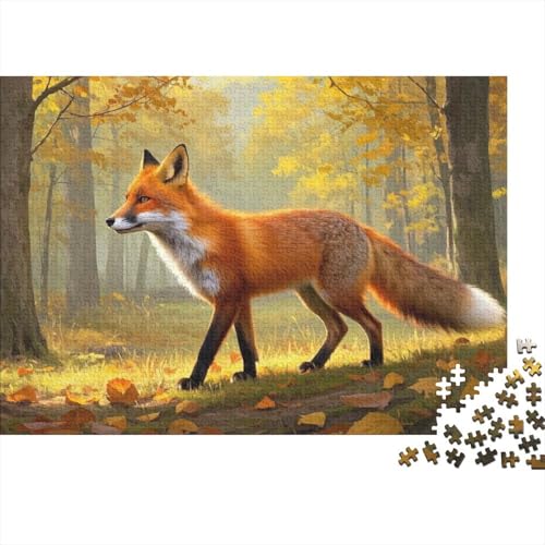 Kleiner Hirsch Puzzle 1000 Teile Schwer Puzzle Spielzeug Pädagogisches Spiel Impossible Herausforderung Spielzeug Für Erwachsene Kinder (75x50cm) von BDKSLBDIP