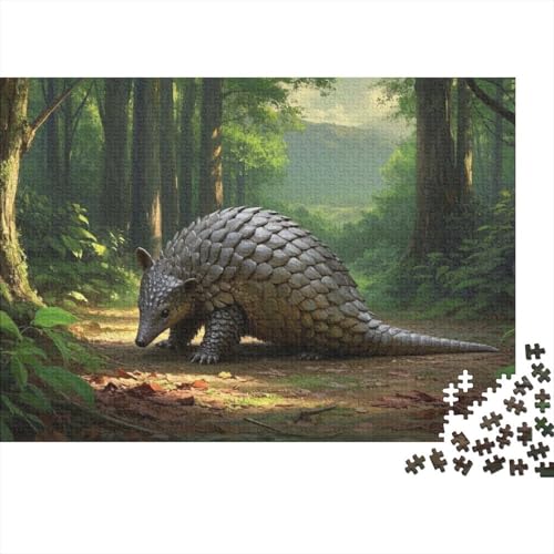 Kleiner Pangolin Puzzles 1000 Teile Schwer Puzzle Spielzeug Pädagogisches Spiel Impossible Herausforderung Spielzeug Für Erwachsene Und Kinder Ab 14 Jahren (75x50cm) von BDKSLBDIP