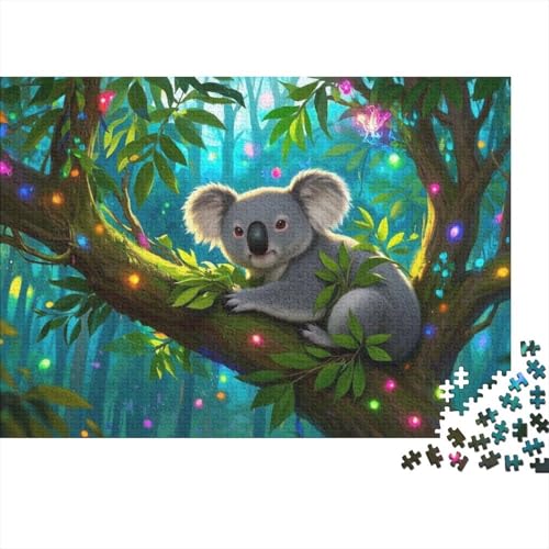 Koala Puzzle 1000 Teile Schwer Puzzle Spielzeug Pädagogisches Spiel Impossible Herausforderung Spielzeug Für Erwachsene Kinder (75x50cm) von BDKSLBDIP
