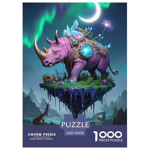 Nashörner Puzzle 1000 Teile Schwer Lernspiel Impossible Herausforderungsspielzeug Für Erwachsene Kinder Ab 12 Jahren 70x50cm Nashörner Puzzle 1000 Teile Schwer Lernspiel Impossible Herausforderungsspielzeug Für Erwachsene Kinder Ab 12 Jahren 70x50cm von BDKSLBDIP