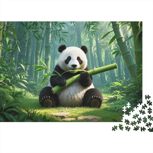 Panda Puzzle 1000 Teile Schwer Puzzle Spielzeug Pädagogisches Spiel Impossible Herausforderung Spielzeug Für Erwachsene Kinder (75x50cm) von BDKSLBDIP