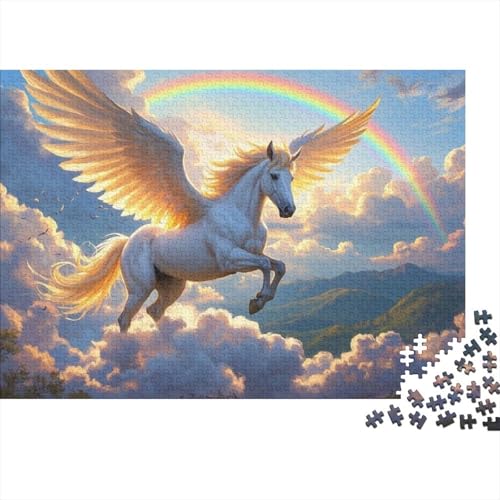 Pegasus Puzzle 1000-teilige Schwer Puzzle Spielzeug Pädagogisches Spiel Impossible Herausforderungsspielzeug Für Erwachsene Kinder (75x50cm) von BDKSLBDIP