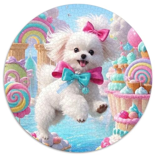 Pekinger Puppy Puzzle 1000 Teile Schwer Puzzle Spielzeug Pädagogisches Spiel Impossible Herausforderungsspielzeug Für Erwachsene Und Kinder in Bewährter (67.5x67.5cm) von BDKSLBDIP