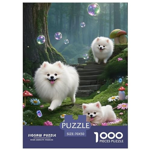 Pommerner Welpe Puzzle 1000 Teile Schwer Lernspiel Impossible Herausforderungsspielzeug Für Erwachsene Kinder 70x50cm Pommerner Welpe Puzzle 1000 Teile Schwer Lernspiel Impossible Herausforderungsspielzeug Für Erwachsene Kinder 70x50cm von BDKSLBDIP