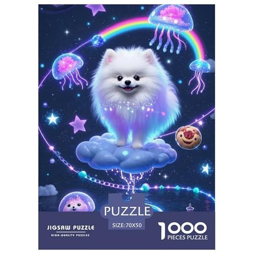 Pommerner Welpe Puzzle 1000 Teile Schwer Lernspiel Impossible Herausforderungsspielzeug Für Erwachsene Kinder 70x50cm Pommerner Welpe Puzzle 1000 Teile Schwer Lernspiel Impossible Herausforderungsspielzeug Für Erwachsene Kinder 70x50cm von BDKSLBDIP