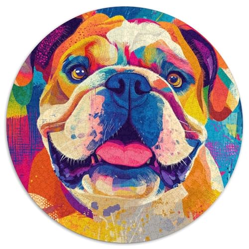 Pug Puzzle 1000-teilige Schwer Puzzle Spielzeug Pädagogisches Spiel Impossible Herausforderung Spielzeug Für Erwachsene Und Kinder in Bewährter (67.5x67.5cm) von BDKSLBDIP