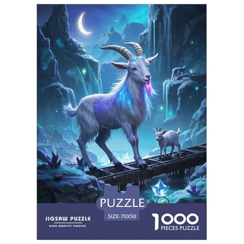 Pygmee Ziege Puzzle 1000 Teile Schwer Lernspiel Impossible Herausforderungsspielzeug Für Erwachsene Kinder Ab 12 Jahren 70x50cm Pygmee Ziege Puzzle 1000 Teile Schwer Lernspiel Impossible Herausforderungsspielzeug Für Erwachsene Kinder Ab 12 Jahren 70x50cm von BDKSLBDIP