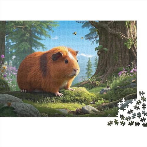 Rex Meeresschwein Puzzle 1000 Teile Schwer Puzzle Spielzeug Pädagogisches Spiel Impossible Herausforderungsspielzeug Für Erwachsene Und Kinder in Bewährter (75x50cm) von BDKSLBDIP