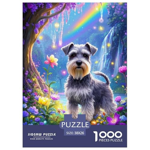 Schnauzer Puzzle 1000 Teile Schwer Lernspiel Impossible Herausforderungsspielzeug Für Erwachsene Kinder Ab 12 Jahren 38x26cm Schnauzer Puzzle 1000 Teile Schwer Lernspiel Impossible Herausforderungsspielzeug Für Erwachsene Kinder Ab 12 Jahren 38x26cm von BDKSLBDIP