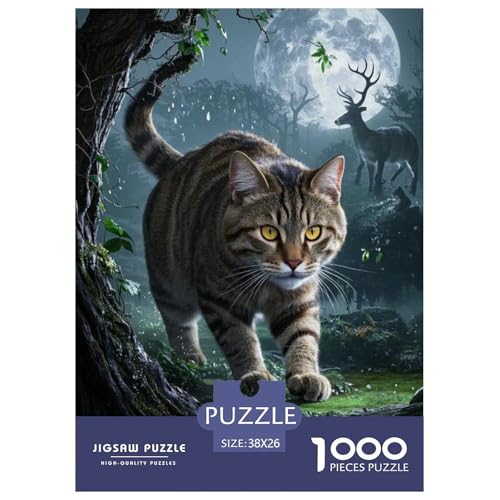 Schottische Fold Puzzle 1000 Teile Schwer Lernspiel Impossible Herausforderungsspielzeug Für Erwachsene Kinder 38x26cm Schottische Fold Puzzle 1000 Teile Schwer Lernspiel Impossible Herausforderungsspielzeug Für Erwachsene Kinder 38x26cm von BDKSLBDIP