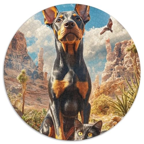 Tiger Puzzles 1000 Teile Schwer Puzzle Spielzeug Pädagogisches Spiel Impossible Herausforderung Spielzeug Für Erwachsene Und Kinder Ab 14 Jahren (67.5x67.5cm) von BDKSLBDIP
