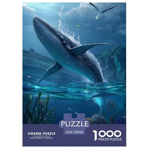 Wal Puzzle 1000 Teile Schwer Lernspiel Impossible Herausforderungsspielzeug Für Erwachsene Kinder Ab 14 Jahren 70x50cm Wal Puzzle 1000 Teile Schwer Lernspiel Impossible Herausforderungsspielzeug Für Erwachsene Kinder Ab 14 Jahren 70x50cm von BDKSLBDIP