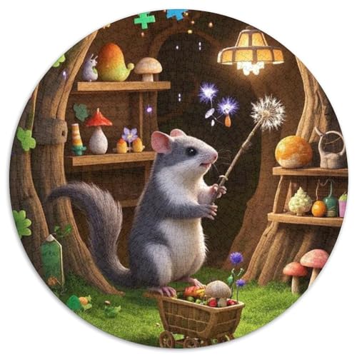 Waldtiere Puzzle 1000-teilige Schwer Puzzle Spielzeug Pädagogisches Spiel Impossible Herausforderungsspielzeug Für Erwachsene Kinder (67.5x67.5cm) von BDKSLBDIP