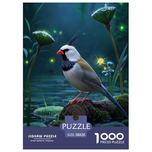 Zebra Finch Puzzle 1000 Teile Schwer Lernspiel Impossible Herausforderungsspielzeug Für Erwachsene Kinder Ab 14 Jahren 38x26cm Zebra Finch Puzzle 1000 Teile Schwer Lernspiel Impossible Herausforderungsspielzeug Für Erwachsene Kinder Ab 14 Jahren 38x26cm von BDKSLBDIP