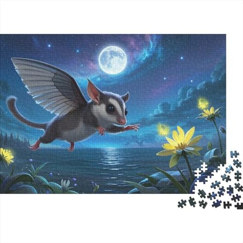 Zucker Glider Puzzle 1000-teilige Schwer Puzzle Spielzeug Pädagogisches Spiel Impossible Herausforderungsspielzeug Für Erwachsene Und Kinder Ab 12 Jahren (75x50cm) von BDKSLBDIP