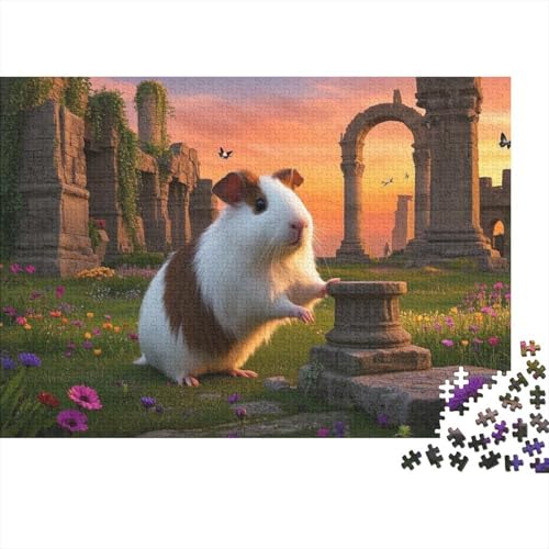 peruanisches Meeresschwein Puzzle 1000-teilige Schwer Puzzle Spielzeug Lernspiel Impossible Herausforderungsspielzeug Für Erwachsene Und Kinder in Bewährter (75x50cm) von BDKSLBDIP