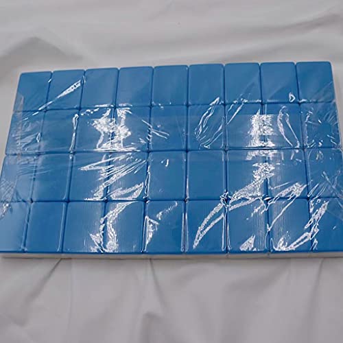 Interessante Mahjong-Sets, tragbares Reise-Mahjong-Set, Melamin-Fliesen, Mahjong, angenehm in der Hand, wunderbares Geschenk mit Tragetasche, Tafel, Familienfeier, Picknick (Farbe: Blau, Größe: 44#) Interessante Mahjong-Sets, tragbares Reise-Mahjong-Set, Melamin-Fliesen, Mahjong, angenehm in der Hand, wunderbares Geschenk mit Tragetasche, Tafel, Familienfeier, Picknick (Farbe: Blau, Größe: 44#) von BDPP