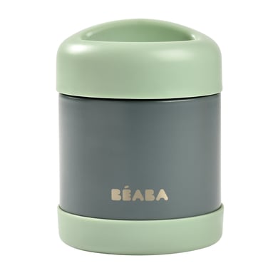 BEABA® Portionsbehälter aus Edelstahl (mineralgrau/salbeigrün) von BEABA®