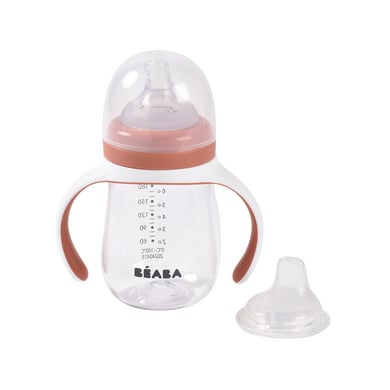BEABA® Trinklernflasche 2 in 1, 210 ml - terracotta von Beaba