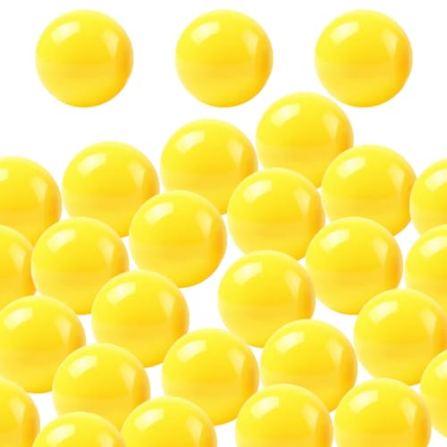 BEAHING Bingokugeln 50pcs hohlen PP 1,57 -Zoll -Lotteriekugeln Glatte lebhafte Versammlungskugeln runden Lotteriekugeln für Lotteriekugelmaschine Party, gelbe, Bingokugeln BEAHING Bingokugeln 50pcs hohlen PP 1,57 -Zoll -Lotteriekugeln Glatte lebhafte Versammlungskugeln runden Lotteriekugeln für Lotteriekugelmaschine Party, gelbe, Bingokugeln von BEAHING