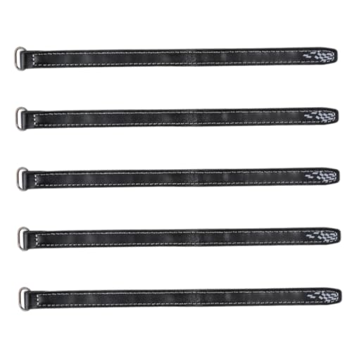 BEAHING Drohnenbatterie -Gurt RC UAV Lithium -Batterie Kabel Krawatte kompatibel mit FPV 5PCS 15x250mm schwarzer Drohnen -Batteriegurt von BEAHING